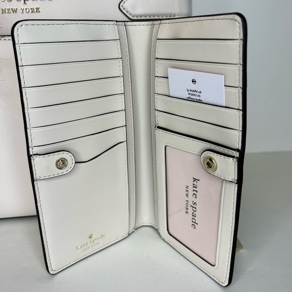 NEW ♠️ Kate Spade 3pc Staci Medium Satchel - Wallet & Fur Pom Set - Picture 6 of 9